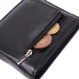 Чоловічий шкіряний портмоне ST Leather 11,5х9,5х1,5 см acs0028307 - мініатюра 5