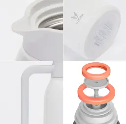 Термос Xiaomi Viomi Stainless Vacuum Cup 1.5 л White [XV-1053W] [36989] - мініатюра 3