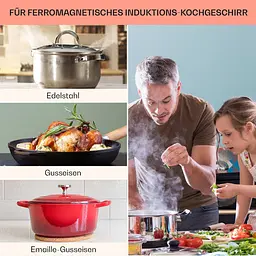 Варильна поверхня електрична Klarstein EasyCook 4 6100 Вт (10034604) - мініатюра 3