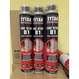 Піна монтажна Tytan Professional B1 вогнестійка 4.5 л (6 шт. x 750 мл) - мініатюра 8
