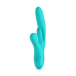 Вібратор-кролик із вагінальним відростком Good Vibes Only - Lisa Thrusting Rabbit Vibrator with G-Spot Stimulator - мініатюра 2