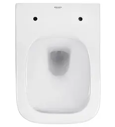 Унітаз підвісний безобідковий Kroner Eifel WHI493436 RIMLESS з сидінням Slim Duroplast / Soft-close / Quick relase (KE493436WHIR) (CV029611) - мініатюра 7