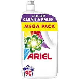 Набір: Гель для прання Ariel Color Чистота та свіжість 4.5 л x 2 пл. - мініатюра 2