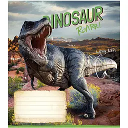 Зошит загальний Школярик Jurassic world у лінію 18 аркушів 25 шт. (018-3310L) - мініатюра 3