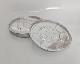 Алюмінієва харчова форма, кругла, 1100 мл, SPТ72G, 100 шт, для запікання, фасування, доставки, кейтерингу та готових страв