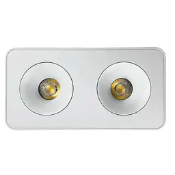 Світильник точковий накладний SIDNEY-2L 20W 4000K IP20 білий Violux ( 330461 ) - мініатюра 2