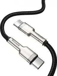 Кабель Baseus Cafule Series Metal Cable Type-C to Type-C 100W 1m CATJK-C01 Black - мініатюра 5