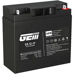 Акумуляторна батарея GEM Battery 12V-17Ah, AGM, F1/F2, (GS 12-17)