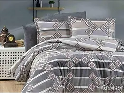 Комплект постільної білизни з компаньйоном (R-T9250) Євро TAG tekstil pbe0037042 - мініатюра 2