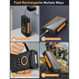 Портативний зарядний пристрій 46800 mAh 6 портів для заряджання USB-C швидка зарядка для телефону - мініатюра 5