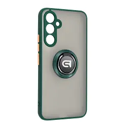 Чохол ArmorStandart Frosted Matte Ring для Samsung A54 5G (A546) Dark Green