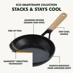 Сковорода-гриль GreenPan Eco Smartshape 28 см з керамічним покриттям (CC006449-001) - мініатюра 8