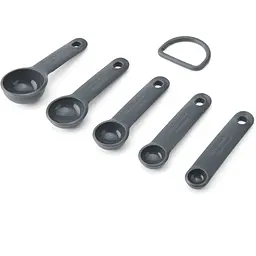 Набір мірних ложок KitchenAid Coreline сірий 5 шт. (KQG057OHCGG) - мініатюра 4