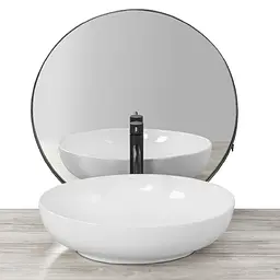 Умивальник Rea Carola Slim 39x51,5 білий (REA-U8198) - мініатюра 3