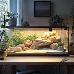 Світильник довгий з затискної ручкою і таймером Terrario Long ReptiSun Time Control 200W - мініатюра 4