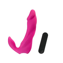 Вібратор вагінально-кліторальний Alive Bifun Pro, Pink, перезаряджуваний - мініатюра 2