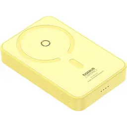 Зовнішній акумулятор Baseus MagPro Magnetic Bracket 5000mAh 20W Yellow [P10064101Y23-00] [117957] - мініатюра 4