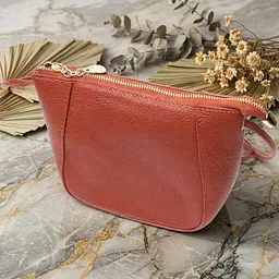 Невелика сумка жіноча через плече з натуральної шкіри Vintage 22300 коричнева - мініатюра 4