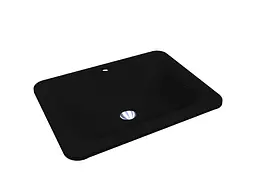 Умивальник Miraggio California mirastone black Чорний матовий 0000386 - мініатюра 2