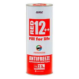 Антифриз Xado Antifreeze Red 12++ червоний концентрат 1,1л(XA 50008)