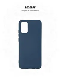Чехол ArmorStandart ICON для Samsung A02s (A025) Dark Blue (ARM58232) - мініатюра 3