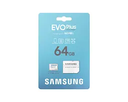 Samsung Карта пам'яті microSDXC 64GB C10 UHS-I R130MB/s Evo Plus + SD - мініатюра 8