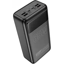 Зовнішній акумулятор Hoco DB81A 50000 mAh 65W Power Bank з дисплеєм чорний - мініатюра 3
