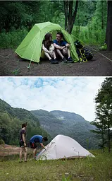 Намет тримісний Naturehike Cloud Up 3 (NH18T030-T) зелений - мініатюра 5