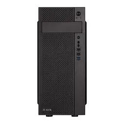 2E Корпус Alfa E185-400 з БЖ 2E ATX400W, 1xUSB3.0, 2xUSB2.0, VGA 310мм, ATX, чорний - мініатюра 2