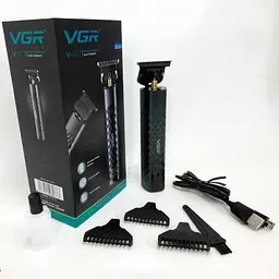 Машинка для стрижки волосся VGR V-077 професійна акумуляторна (41881-V-077_483) - мініатюра 4