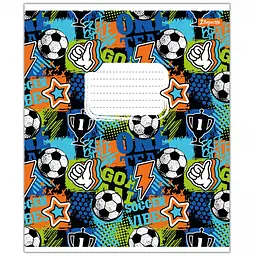 Зошит шкільний 1Вересня Goal time А5 12 аркушів коса лінія 25 шт. (768775) - мініатюра 6