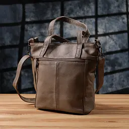 Жіноча сумка з ручками з натуральної шкіри Vintage 24х26х11 см sum0027619 - мініатюра 11