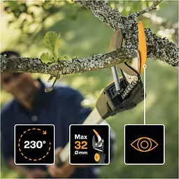Сучкоріз Fiskars PowerGear UPX86 телескопічний універсальний (1023624) - мініатюра 6