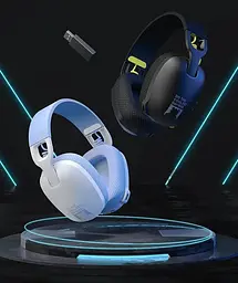 Бездротові ігрові Bluetooth навушники Onikuma B2 Геймерська гарнітура з мікрофоном White - мініатюра 6