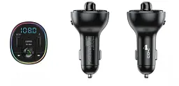 FM модулятор 4you Smart X4 ( PD 30W + 2 USB, QC3, Підсвічування, MP3, bt 5.0) - мініатюра 2