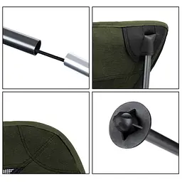 Стілець складаний Naturehike YL06 NH18Y060-Z, зелений - мініатюра 6