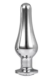 Анальна пробка Gleaming Love Pleasure Plug L 12.7 см (срібляста) - мініатюра 2