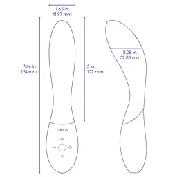 Вібратор Lelo Mona Wave 19.5 см синій - мініатюра 9
