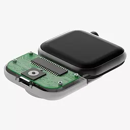 Портативний ЗП Charging Soft Case for Apple Watch 49mm 1200 mAh Moon White - мініатюра 4