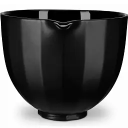 Чаша KitchenAid 4,7 л 5KSM2CB5PBS керамічна, з ручкою, текстурована, колір чорна раковина