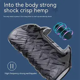 Насадка на пеніс з вібрацією Choke Ring силіконова Графітова - мініатюра 5
