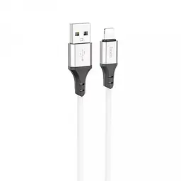 Кабель Hoco X86 iP Spear silicone charging data cable White