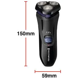 Електробритва Remington R4 Style Series роторна чорно-синя (R4002) - мініатюра 4