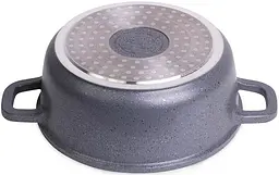Каструля Landes Grey 6.5л з литими алюмінієвими ручками Kamille Ø28х12,5 см kuh0011242 - мініатюра 4