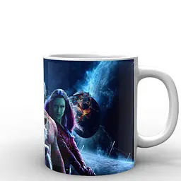 Кухоль GeekLand Галактики Guardians of the Galaxy piter kvill, gamora draks, grut, raketa GG.02.004 330 мл білий - мініатюра 3
