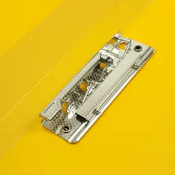 Папка "Economix" №E31208-05 А4 CLIP B Light з затиск.,2карм.,жовта - мініатюра 3
