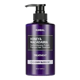 Кондиціонер для волосся "Вишневий Цвіт" 500 мл Kundal Honey & Macadamia Treatment Cherry Blossom