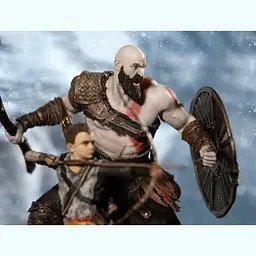 Фігурка Бог війни Кратос і Атрей God of War Kratos and Atreus 20 см FC GW KA 20 - мініатюра 4