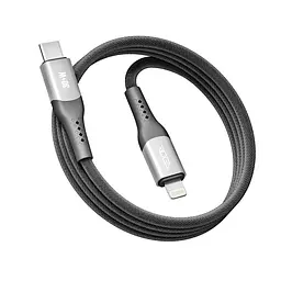 Кабель для зарядки USB Ridea RC-US42 UltraStrong Type-C to Lightning 30W 10V/3A 1.2 м Черный