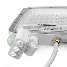 LED прожектор Videx F5 50 Вт 3000-5000-6500 K з датчиком руху 230 В білий (VL-F5-050CW-S)  - мініатюра 4